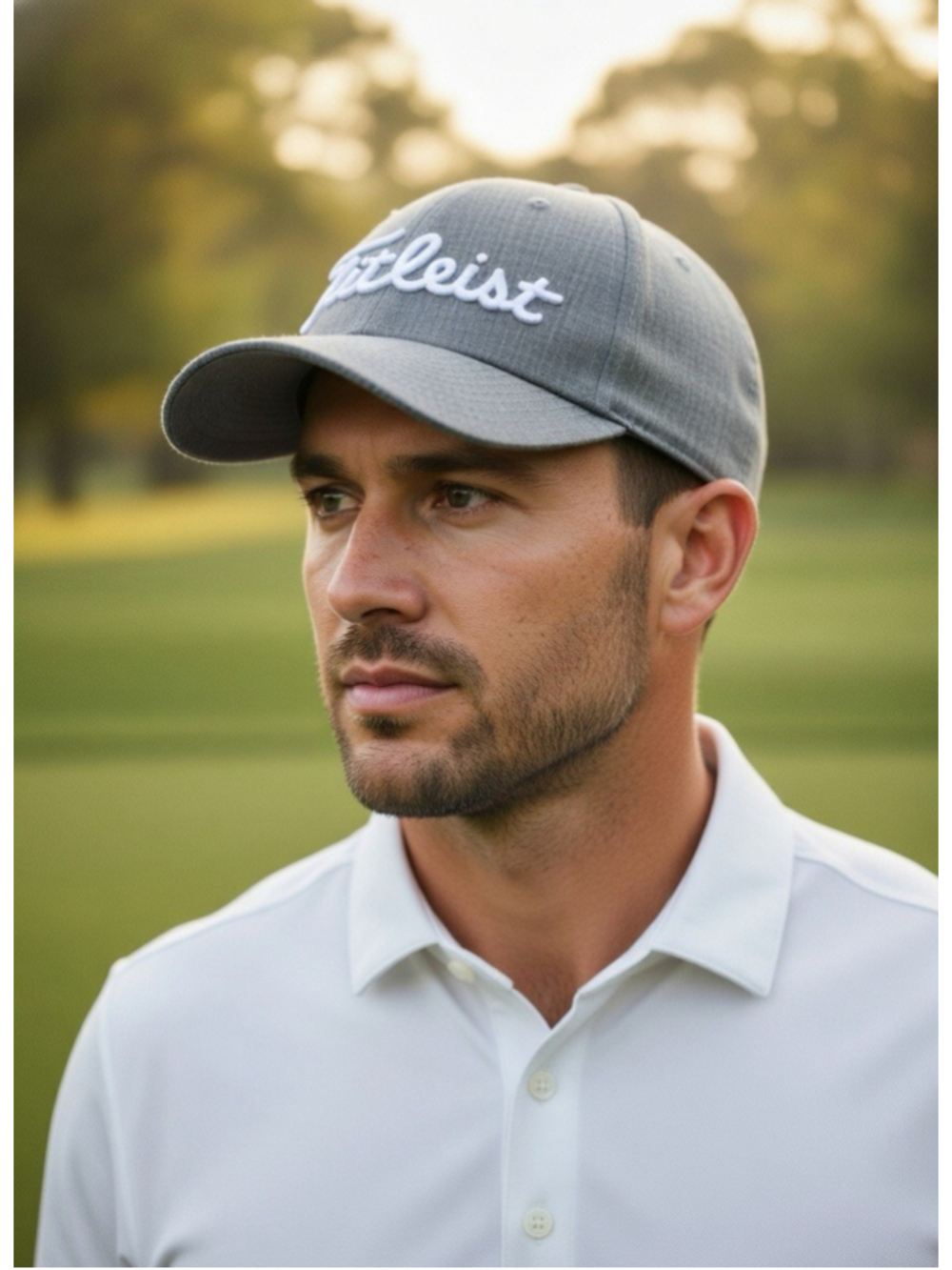 Titleist Tour Performance Golf Hat Gray Adjustable Strapback Cap Men's
